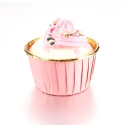 Cupcakes indpakning - bageforme - alufolie - 50 stk