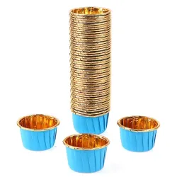 Cupcake-Förmchen – Backformen – Aluminiumfolie – 50 Stück