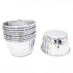 Cupcakes indpakning - bageforme - alufolie - 50 stk