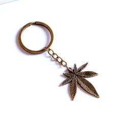 Maple leaf metal nøglering - 20 stk