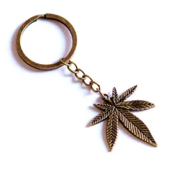 Maple leaf metal nøglering - 20 stk