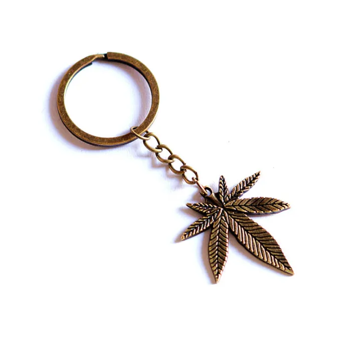 Maple leaf metal nøglering - 20 stk