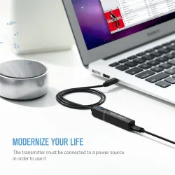 Ugreen - 4.2 för TV-hörlurar PC APTX 3.5mm Aux - Bluetooth 5.0 - adapter - sändare