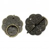 Bronze antigo - puxadores para móveis com parafusos - 10 peças
