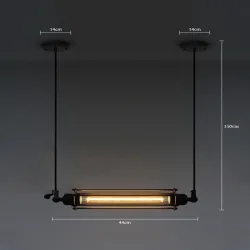 Industriel stil - vintage jernloftslampe