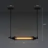 Industriel stil - vintage jernloftslampe