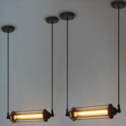 Industriel stil - vintage jernloftslampe