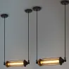Industriel stil - vintage jernloftslampe
