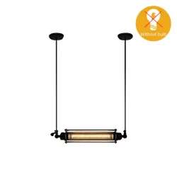 Industriell stil - vintage taklampe i jern