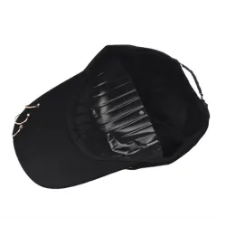 Berretto da baseball alla moda - cristalli - perle - paillettes - farfalla