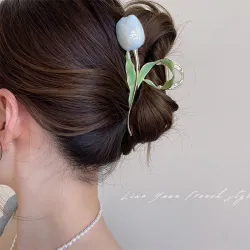 Tulpenförmige Haarspange