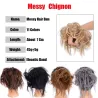 Fake hair bun - elastic scrunchie with synthetic hair - wigWigs