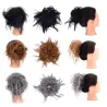 Chignon di capelli finti - scrunchie elastico con capelli sintetici - parrucca
