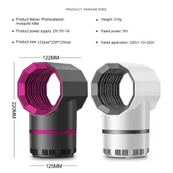 Elektrisk myggdreper - smart-touch - UV-lampe / vifte - USB