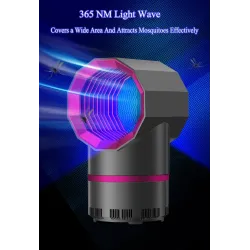 Elektryczny odstraszacz komarów - smart-touch - lampa UV / wentylator - USBOwady
