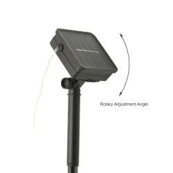 Solenergi - LED-streng - eventyrlys - vanntett - utendørs julepynt - 10m - 20m
