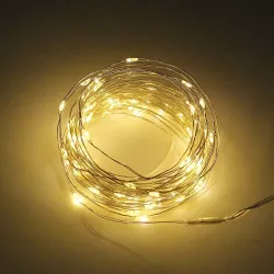Solenergi - LED-streng - eventyrlys - vanntett - utendørs julepynt - 10m - 20m