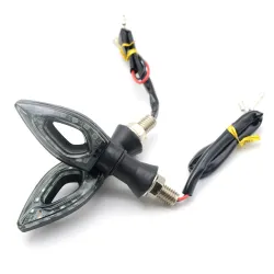 Clignotants LED pour moto - étanches - 2 pièces