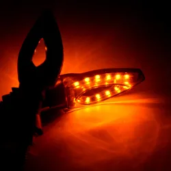 Indicatori di direzione a LED per moto - impermeabili - 2 pezzi
