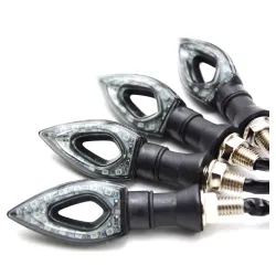 Clignotants LED pour moto - étanches - 2 pièces