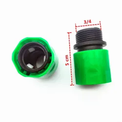 Hage vanningssystem - med timer - slangeklyver - kobling - 7 stk sett