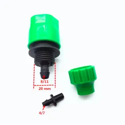 Système d'irrigation de jardin - avec minuterie - répartiteur de tuyau - connecteur - ensemble de 7 pièces