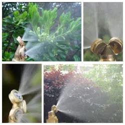 Sistema de rega de jardim - bico de pulverização - aspersor automático - cobre