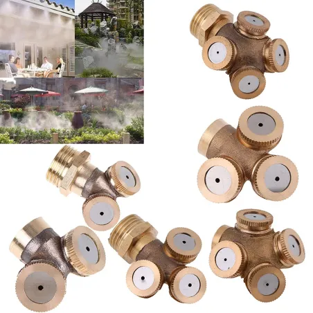 Sistema de rega de jardim - bico de pulverização - aspersor automático - cobre