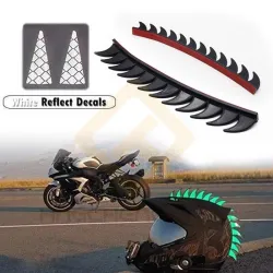 Motorhelm decoratie - reflecterende spikesMotorfiets onderdelen