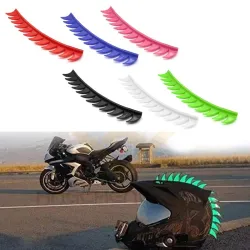 Motorradhelm-Dekoration – reflektierende Spikes