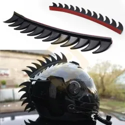 Motorradhelm-Dekoration – reflektierende Spikes