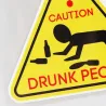 Decorative car sticker - CAUTION DRUNK PEOPLEStickers