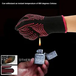 Guanti da barbecue - resistenti al calore/al fuoco