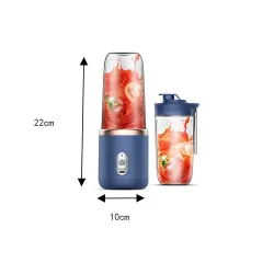 Multifunksjon 6-blads blender - juicer / smoothie maker / isknuser - USB