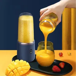 Multifunksjon 6-blads blender - juicer / smoothie maker / isknuser - USB