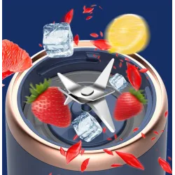 Multifunksjon 6-blads blender - juicer / smoothie maker / isknuser - USB