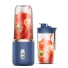 Multifunksjon 6-blads blender - juicer / smoothie maker / isknuser - USB