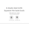 Multifunktion 6-blads blender - juicer / smoothiemaskine / isknuser - USB