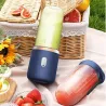 Multifunksjon 6-blads blender - juicer / smoothie maker / isknuser - USB