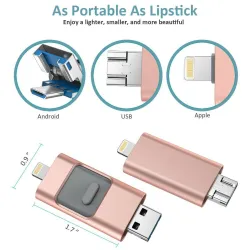 Micro flash drive OTG dual purpose - USB 3.0 - per iPhone / Android