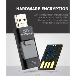 Clé micro flash OTG double usage - USB 3.0 - pour iPhone / Android