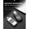 OTG-mikroflash-stasjon med to formål - USB 3.0 - for iPhone / Android