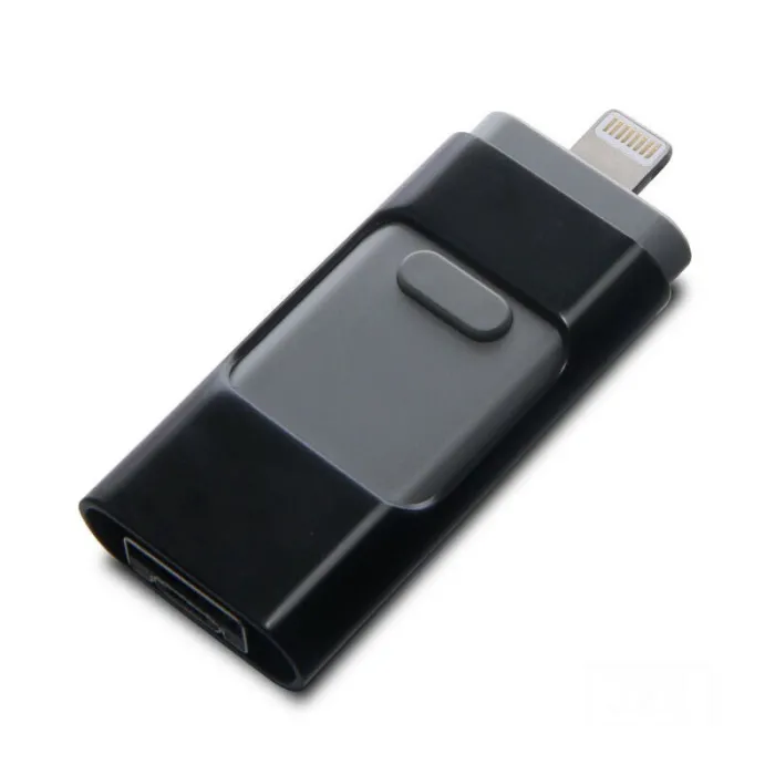 OTG-mikroflash-stasjon med to formål - USB 3.0 - for iPhone / Android