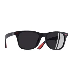 Óculos de sol quadrado polarizado ultraleve TR90 - UV400