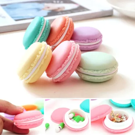 Range bijoux - boite de rangement - forme mini macarons