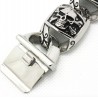 Estilo gótico - pulseira com esqueletos - aço inoxidável 316L