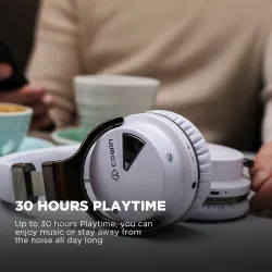 COWIN E7 - trådlösa hörlurar - headset med mikrofon - brusreducering - Bluetooth