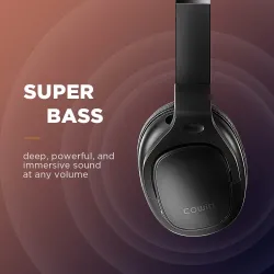 COWIN E9 - trådløse Bluetooth-hodetelefoner - med mikrofon - hybrid aktiv støyreduksjon