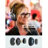 AuricularesCOWIN E9 - auriculares inalámbricos Bluetooth - con micrófono - cancelación de ruido activa híbrida