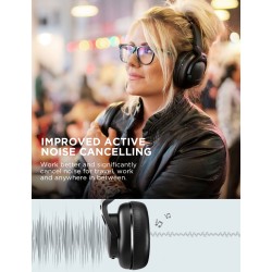COWIN E9 - langattomat Bluetooth-kuulokkeet - mikrofonilla - hybridi aktiivinen melunvaimennus